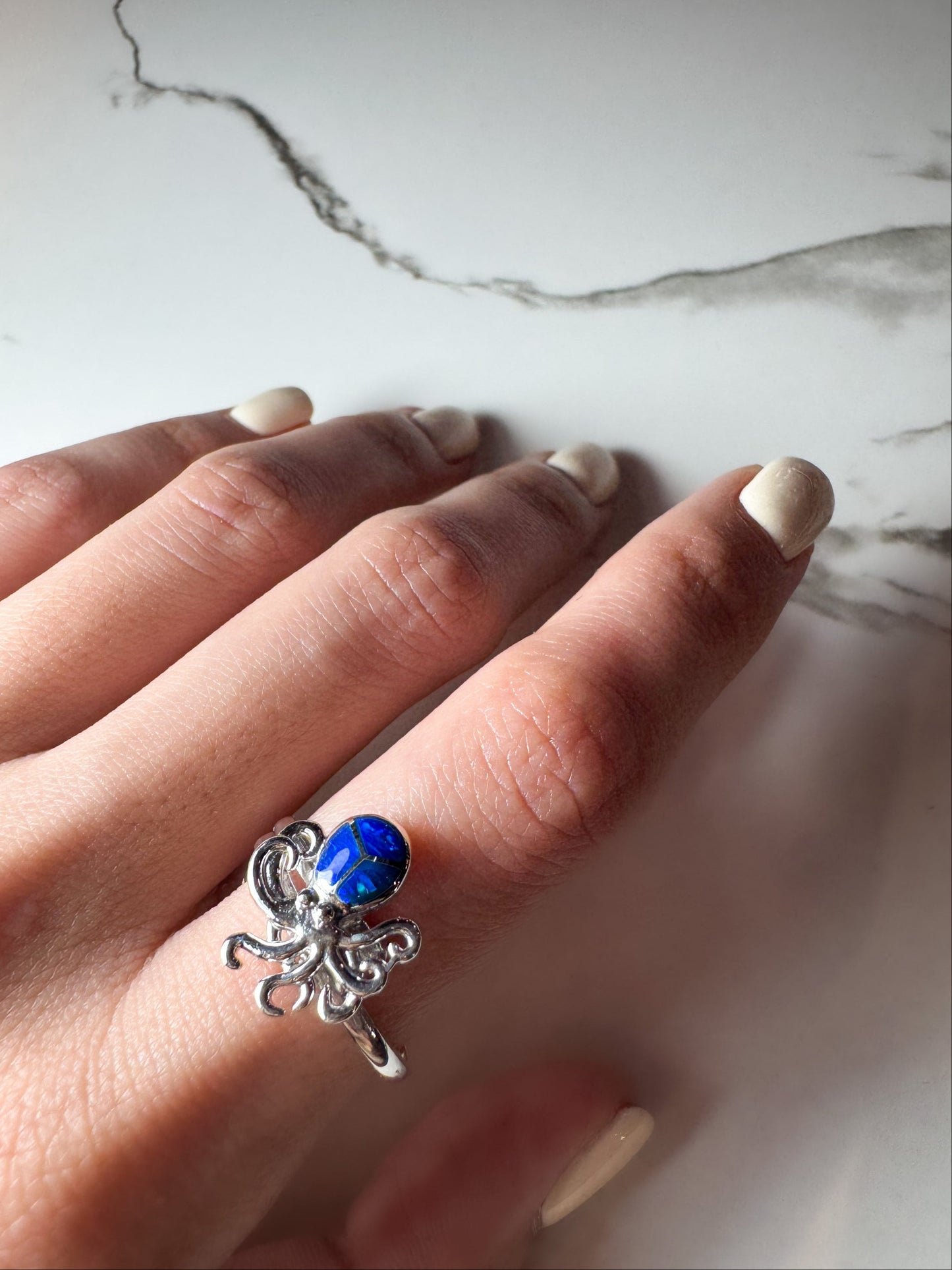 Anillo Pulpo x Ópalo