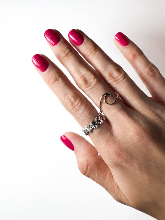 Anillo Conchas de plata