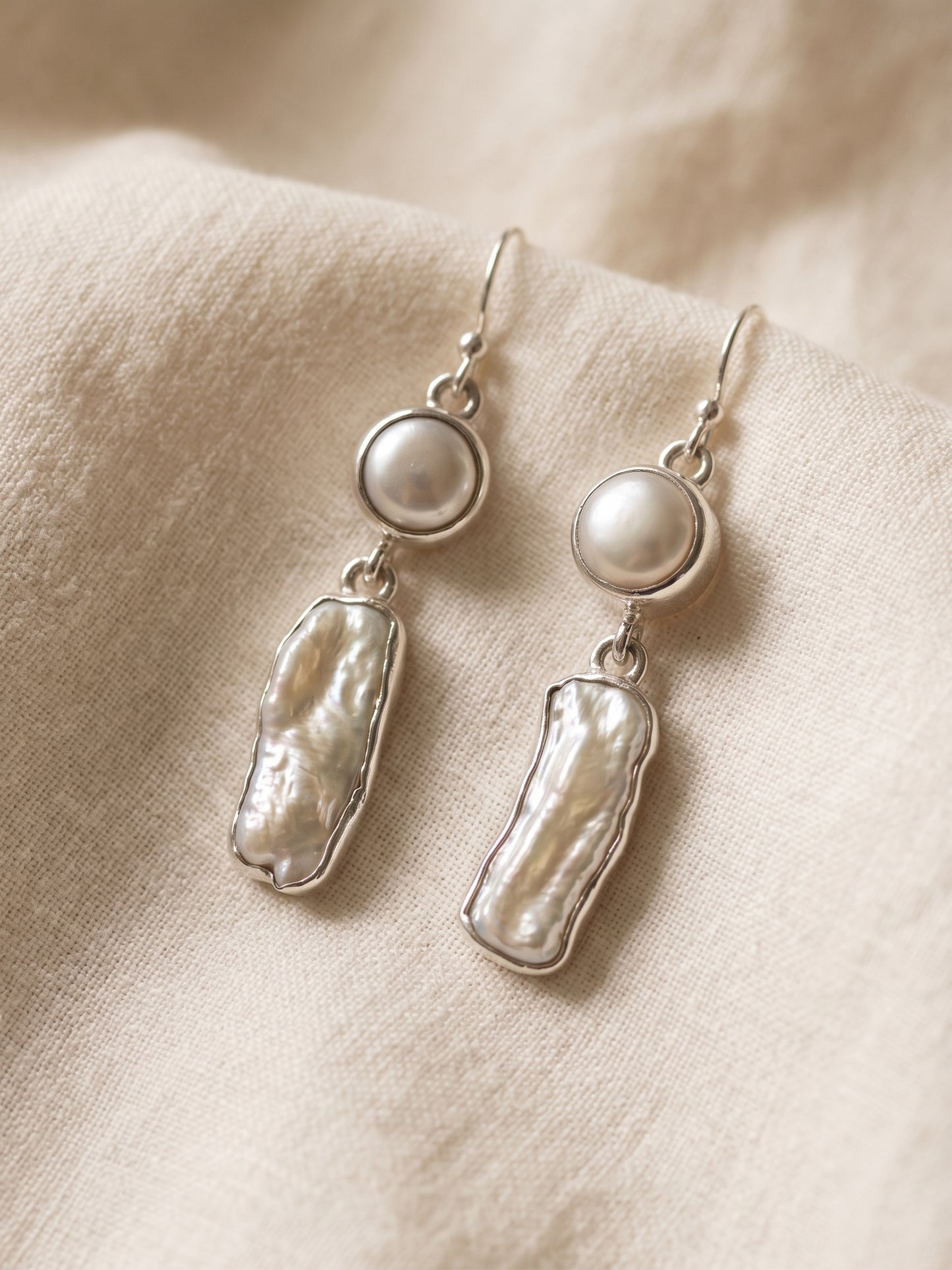 Aretes Perla & Biwa