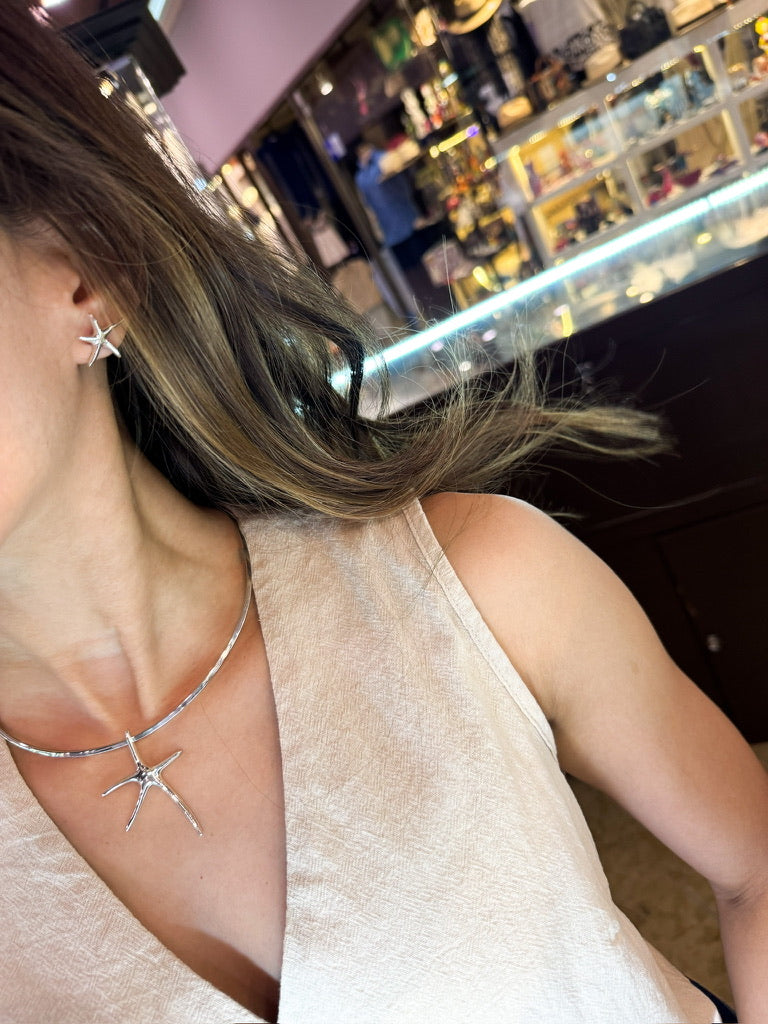 Aretes estrella de mar-chicos
