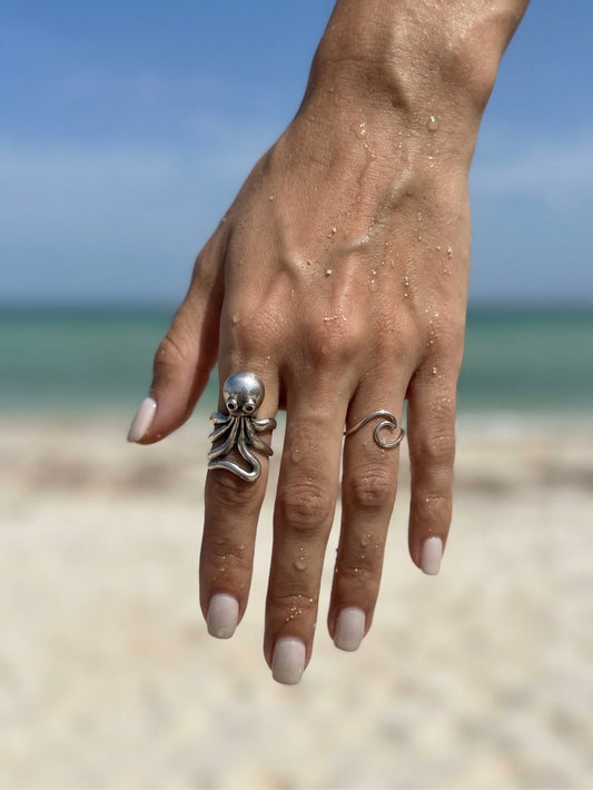 Anillo Pulpo de plata