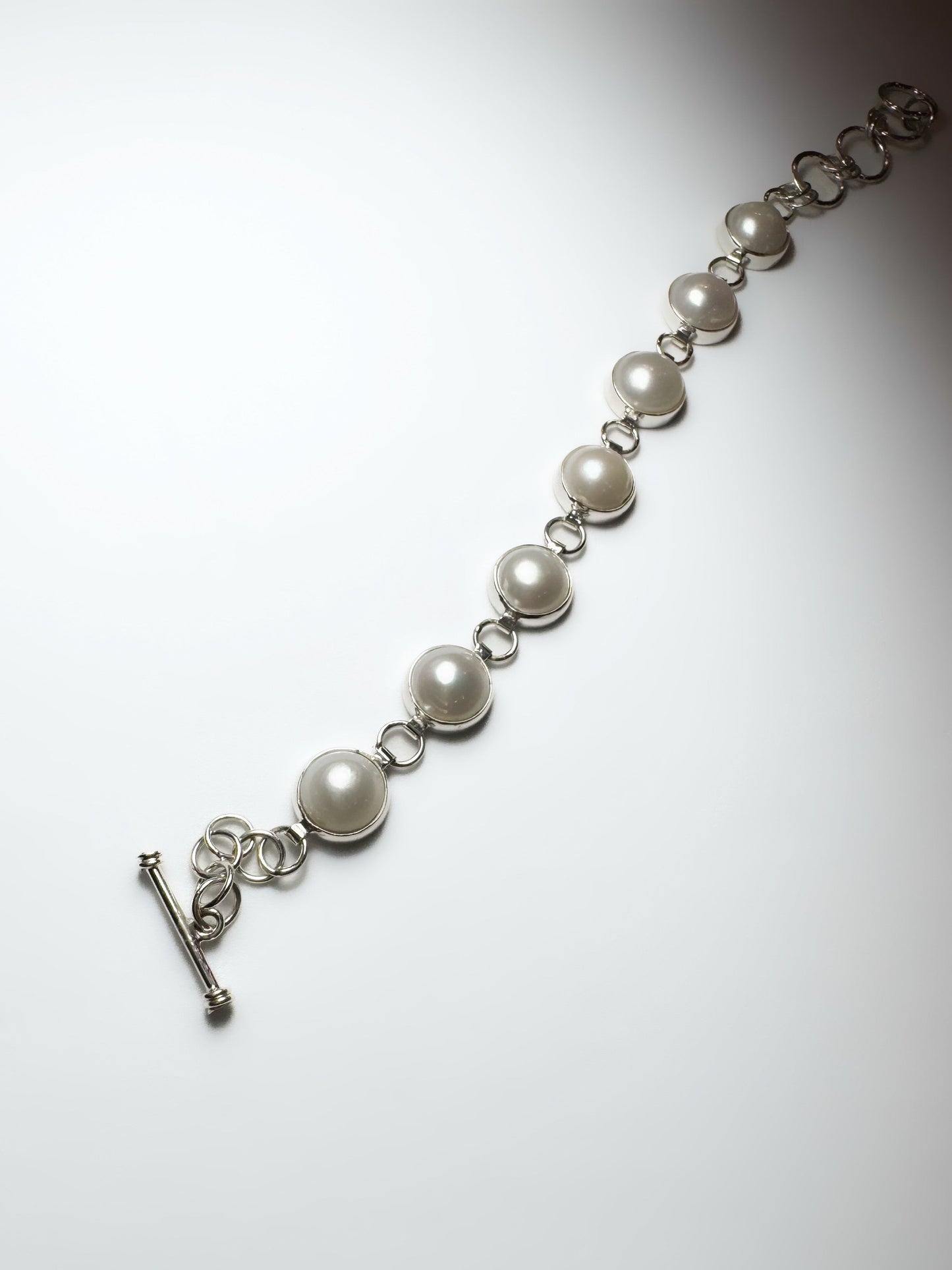 Pulsera de Perlas Montadas