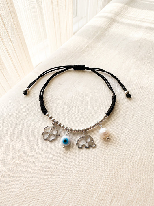 Pulsera Amuletos-4 dijes