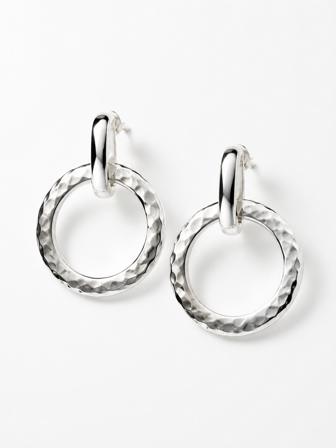 Aretes Maxi Aros| Doble textura