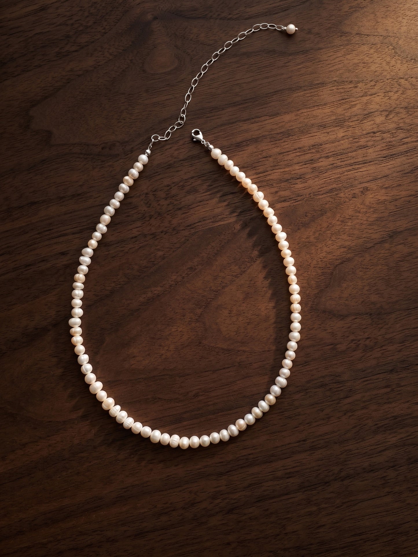 Collar de perlas naturales cultivadas