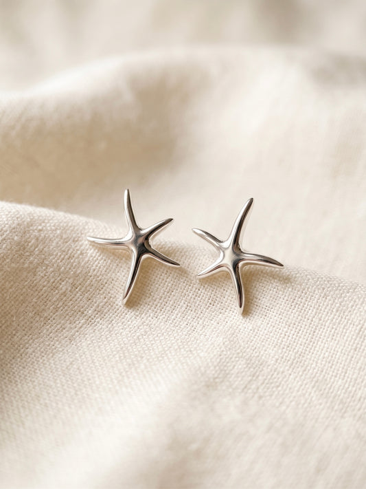 Aretes estrella de mar-chicos