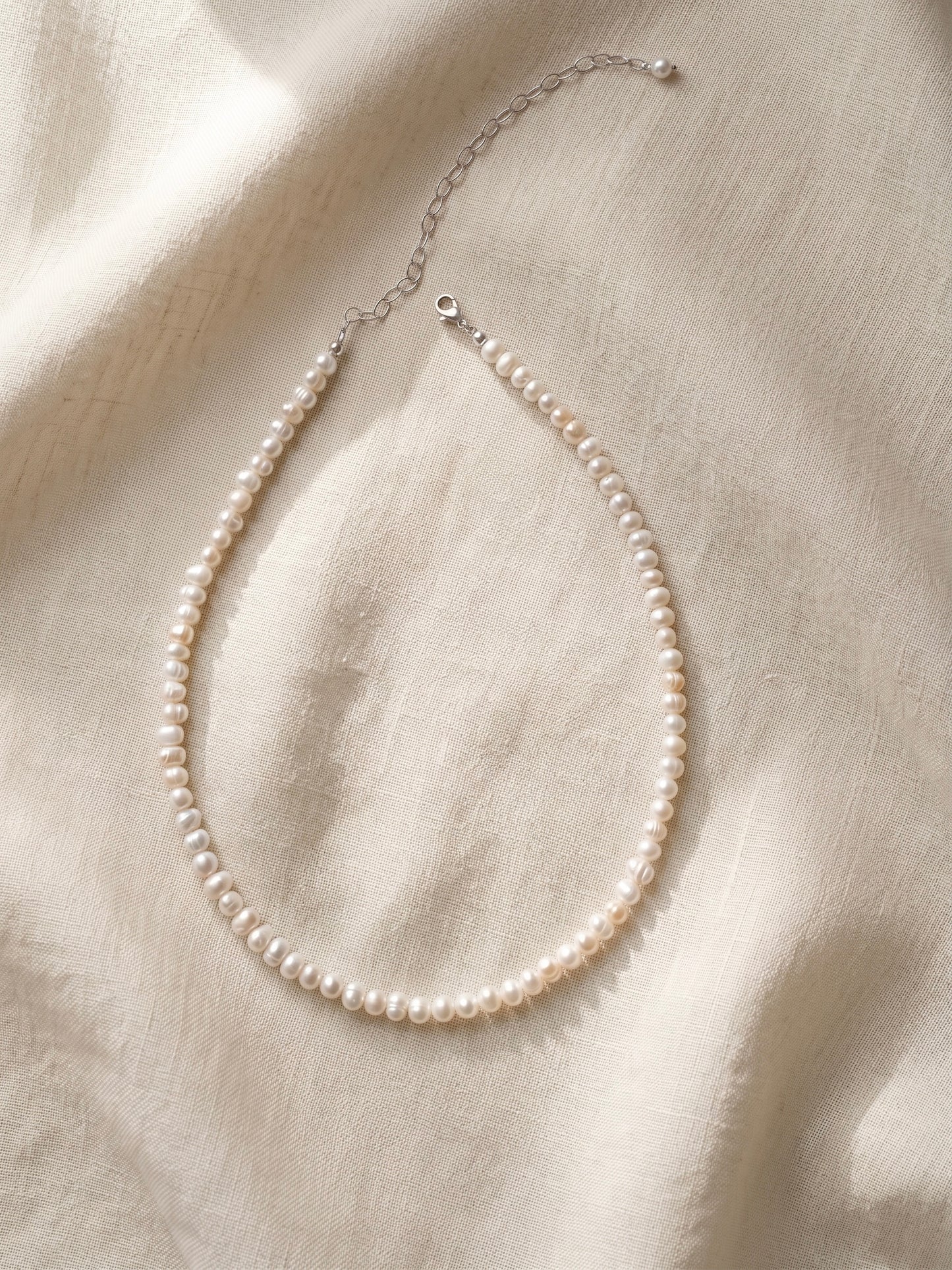 Collar de perlas naturales cultivadas