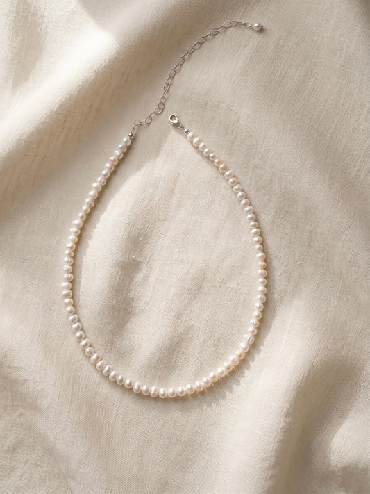 Collar de perlas naturales cultivadas